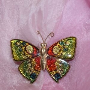 VINTAGE GORGEOUS BUTTERFLY BROOCH